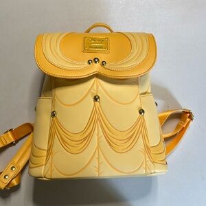 New Loungefly Disney Beauty & the Beast Belle Dress Cosplay Backpack, Bag, Purse